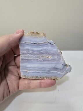 Blue Lace Agate Crystal Slab #C